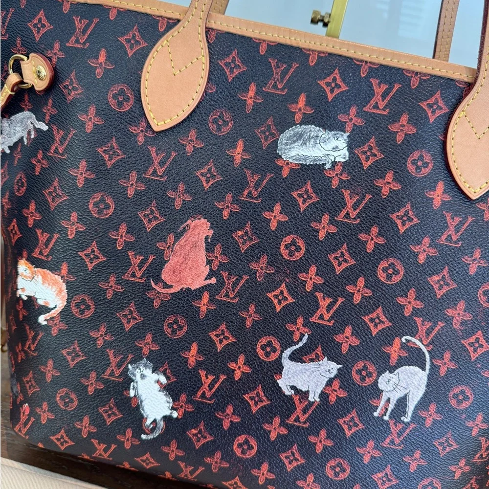 Louis Vuitton Catogram Neverfull MM - Picture 2 of 6